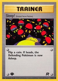 Catalog image | Sleep! (Rocket's Secret Machine) - 79/82 - Team Rocket | Team Rocket | 79/82