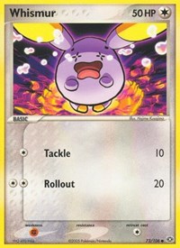 Catalog image | Whismur - 73/106 - EX Emerald | EX Emerald | 73/106