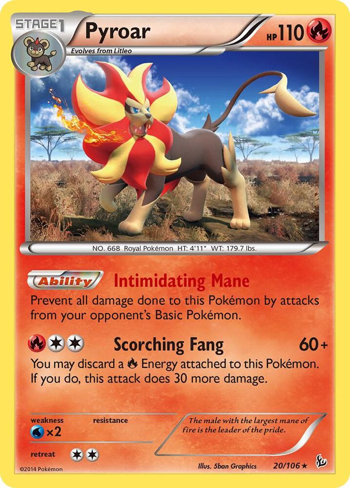 Pyroar (20/106) (FLF)