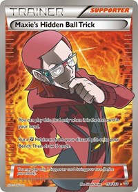 Catalog image | Maxie's Hidden Ball Trick (158 Full Art) - 158/160 - XY - Primal Clash | XY - Primal Clash | 158/160