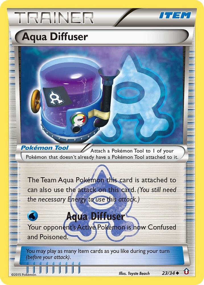 Aqua Diffuser (23/34) (DCR) (Reverse Holofoil)