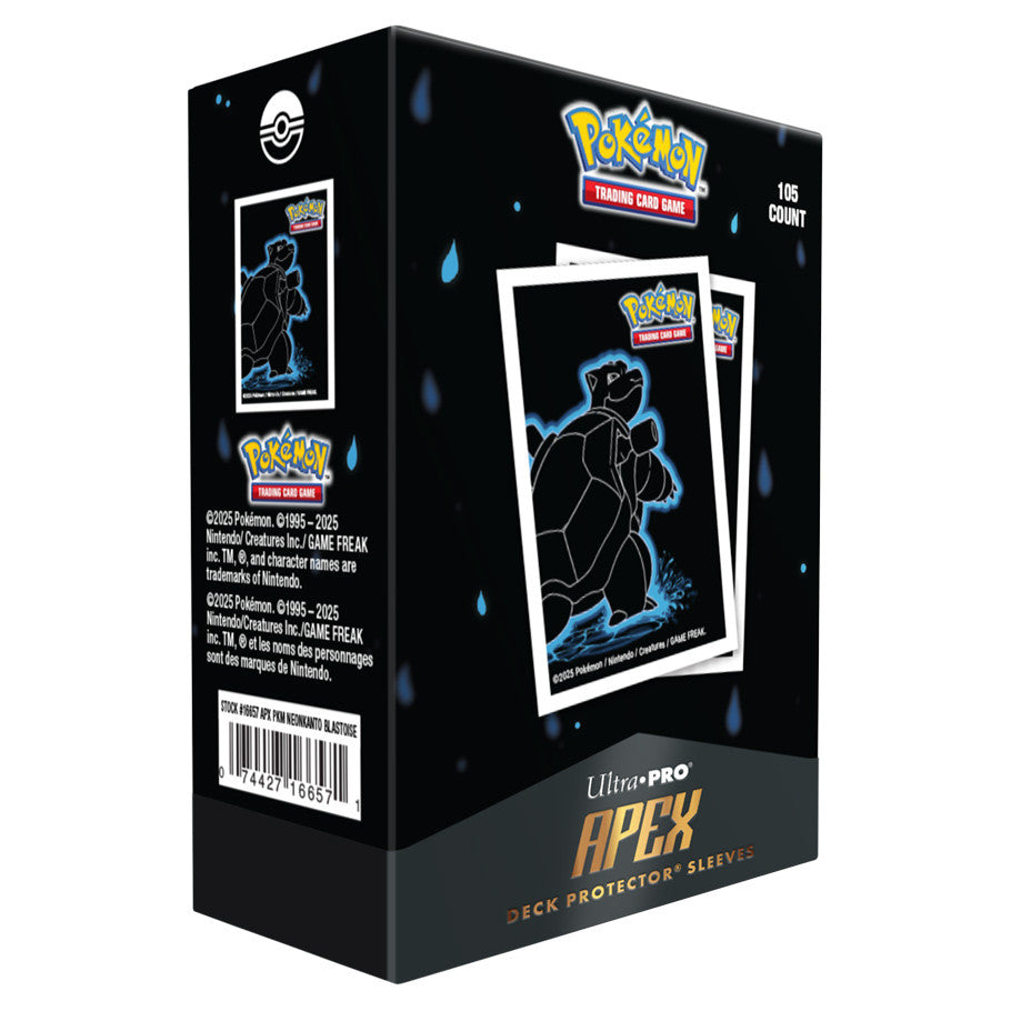Neon Kanto Apex Sleeves: Blastoise