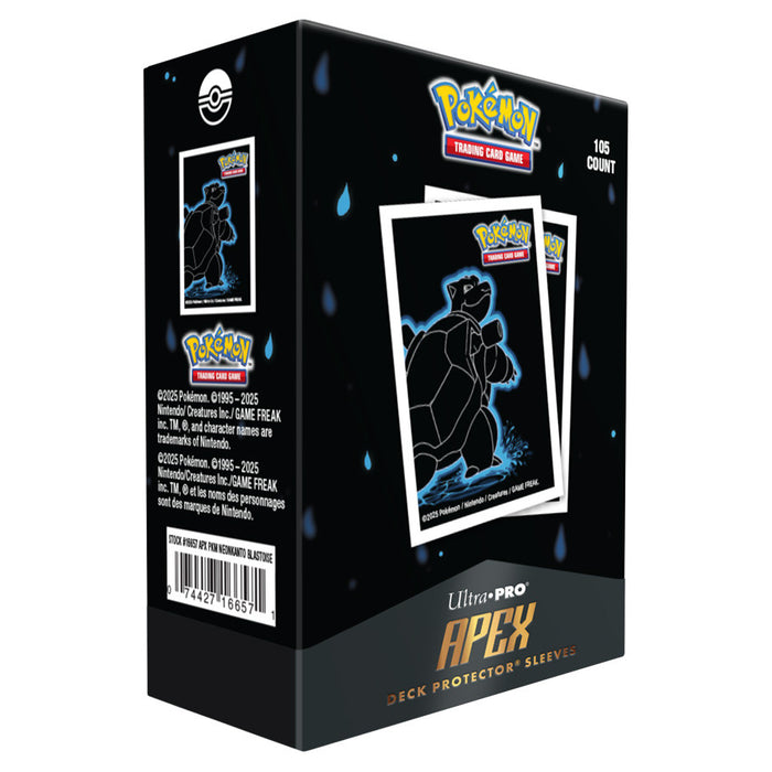 Neon Kanto Apex Sleeves: Blastoise