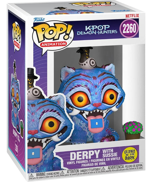 KPop Demon Hunters Derpy with Sussie Glow-in-the-Dark Funko Pop! Vinyl Figure #2260