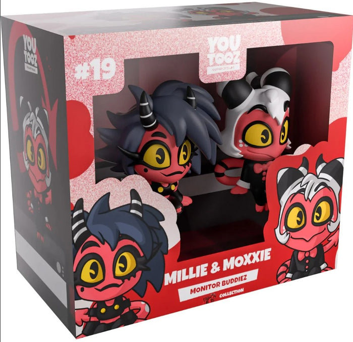 Helluva Boss Collection Millie & Moxxie Monitor Buddiez Vinyl Figure 2-Pack #19