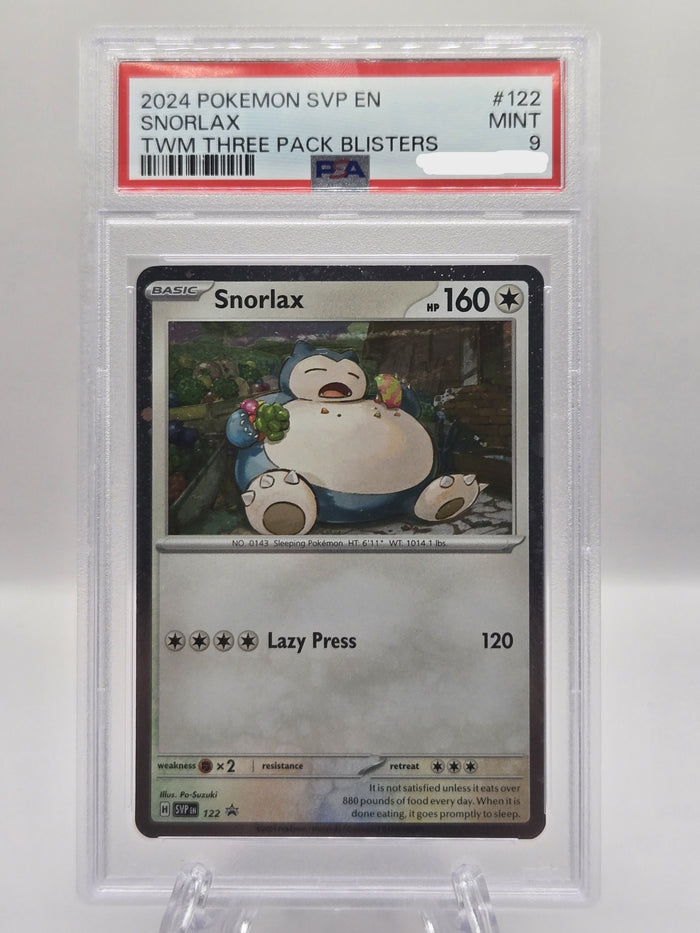 Snorlax [Cosmos Holo] #122 PSA 9