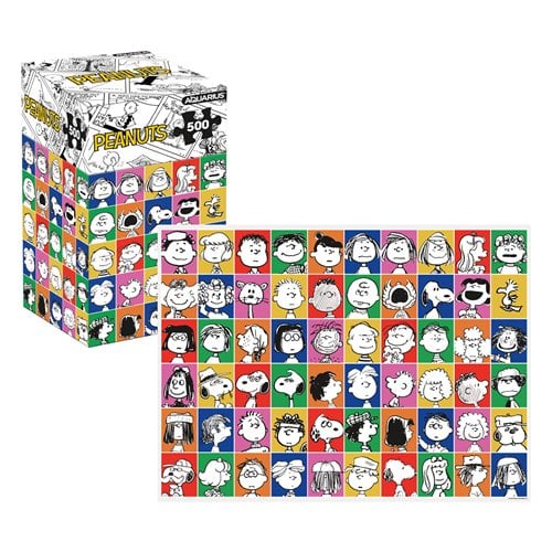 Peanuts 75th Anniversary Portraits 500-Piece Puzzle