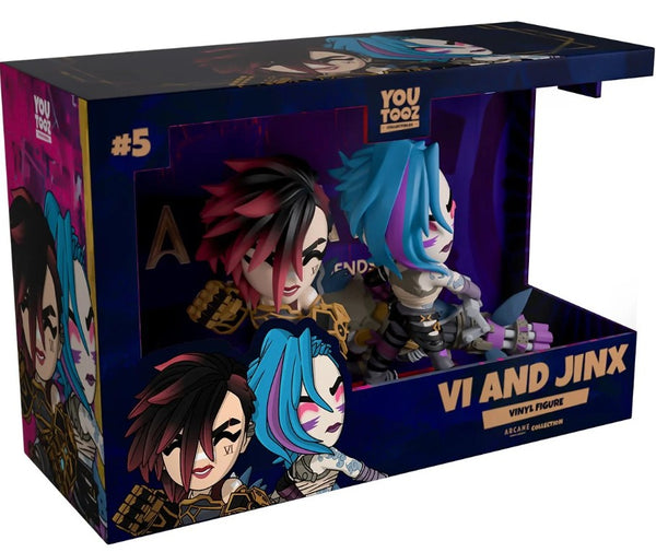 Arcane: League of Legends VI and Jinx Vinyl Figure #5 2-Pack