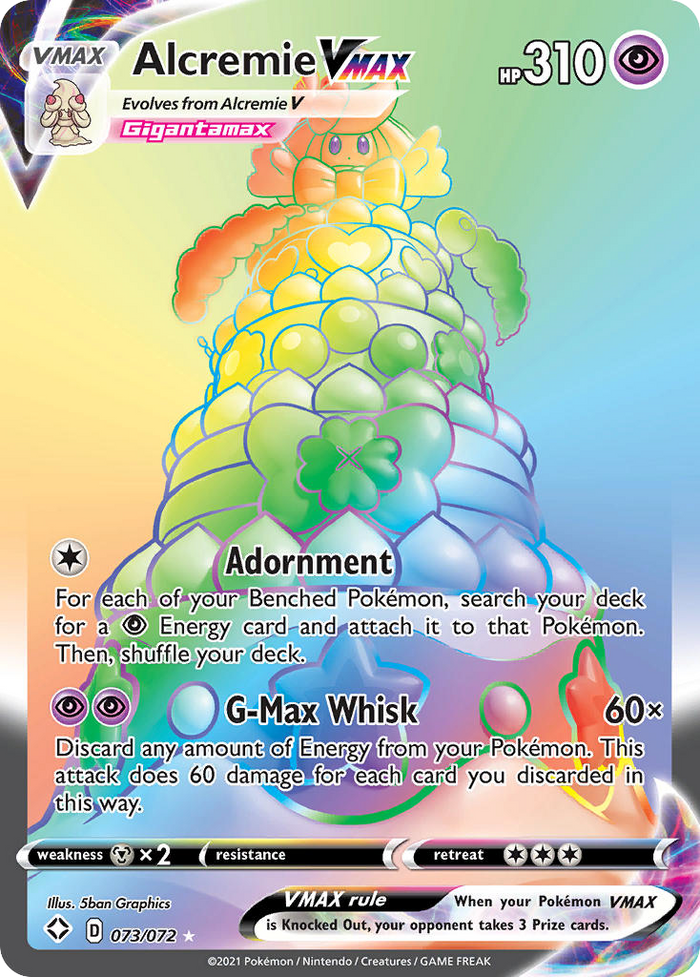 Alcremie VMAX - 073/72 - Shining Fates