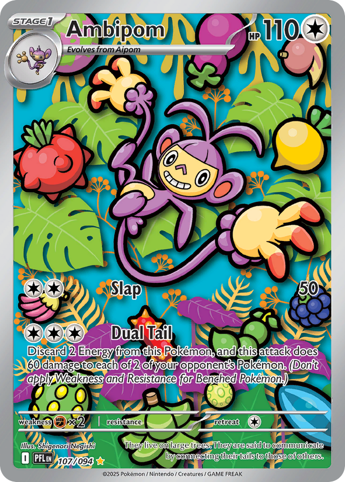 Ambipom - 107/94 - Phantasmal Flames