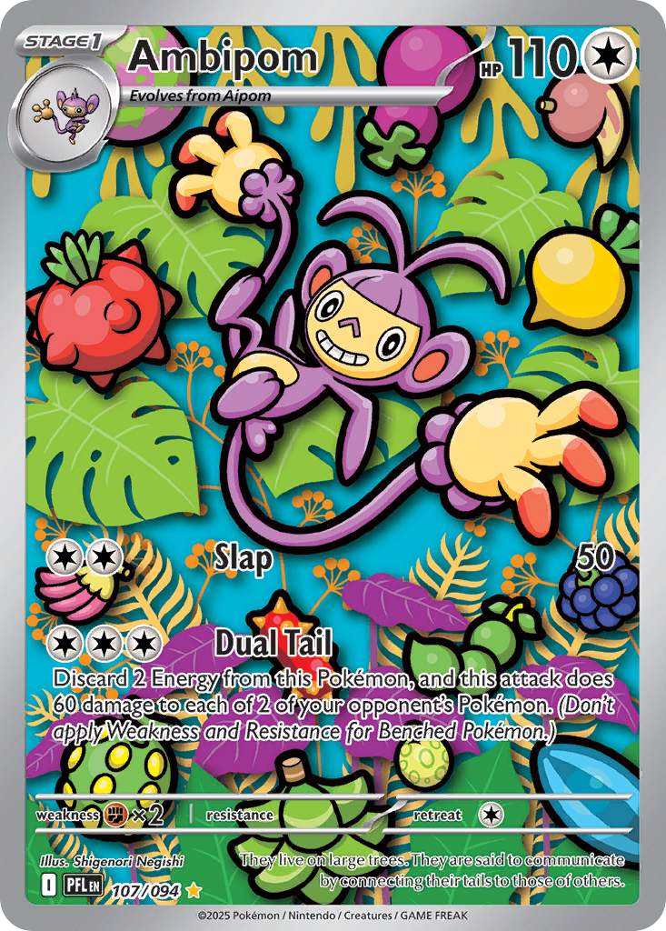 Ambipom - 107/94 - Phantasmal Flames