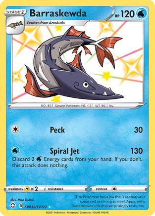Barraskewda SV032 - 255 - Shining Fates Shiny Vault
