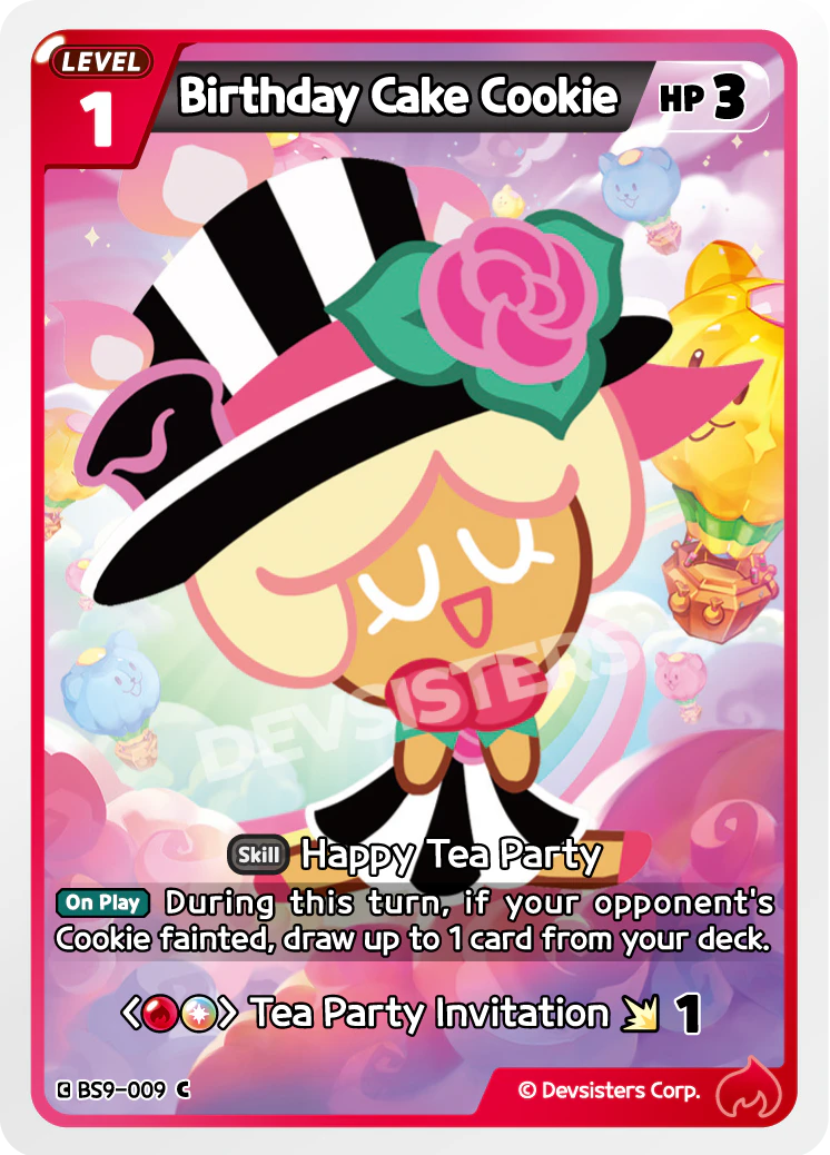 Birthday Cake Cookie - BS9-009 [C]