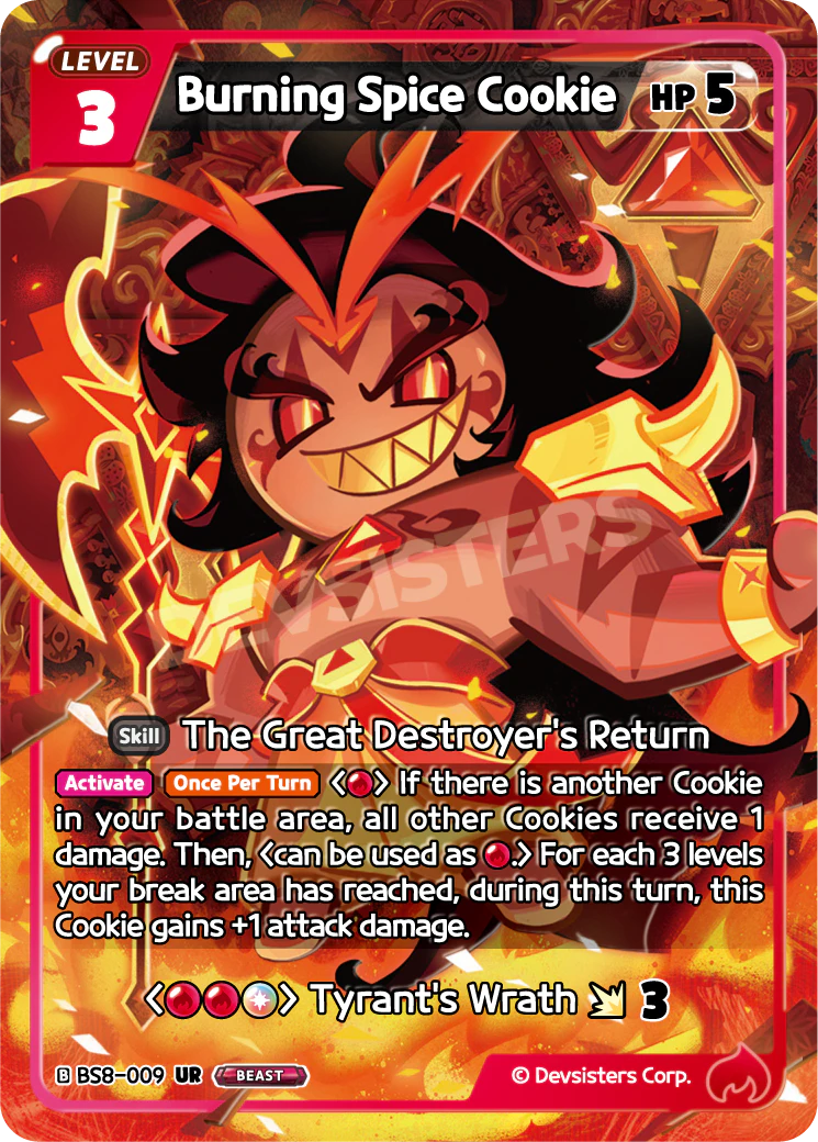 Burning Spice Cookie - BS8-009 [UR]