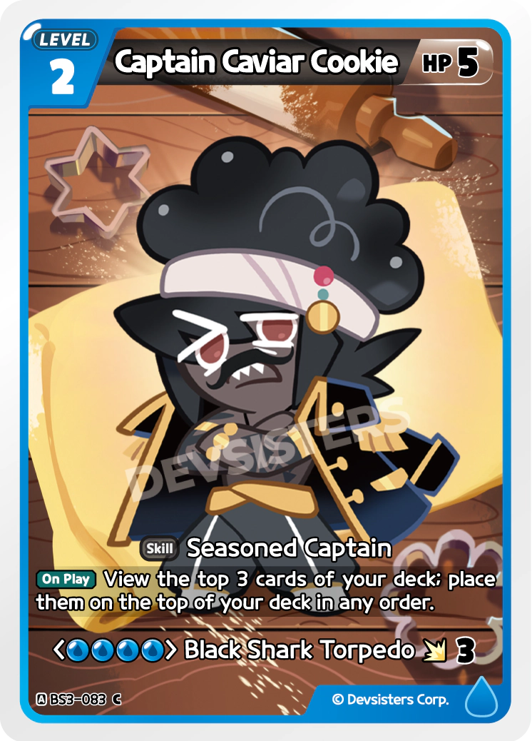 Captain Caviar Cookie - BS3-083 [C]