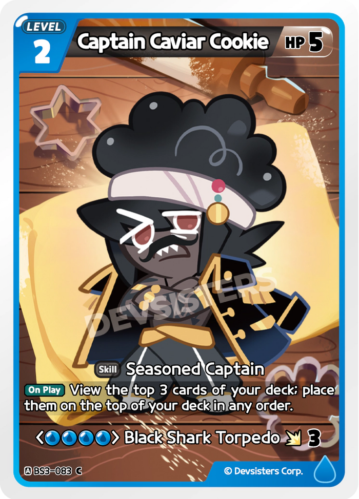 Captain Caviar Cookie - BS3-083 [C]