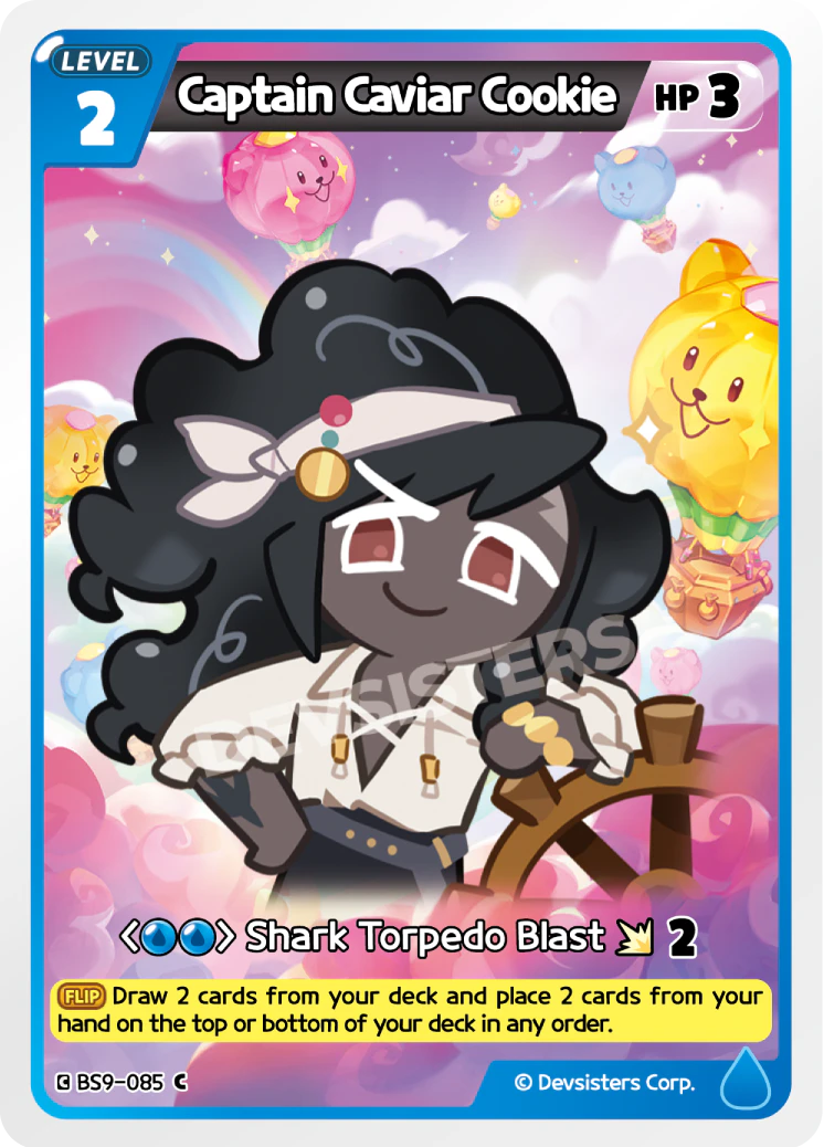 Captain Caviar Cookie - BS9-085 [C] - 2nd Art Work