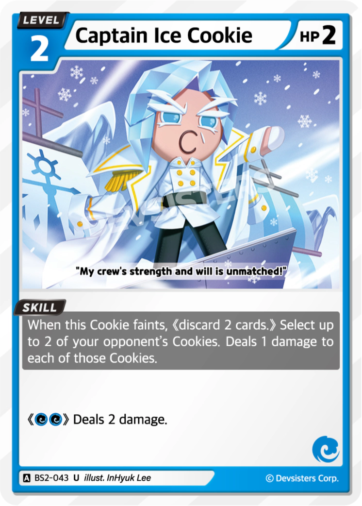 Captain Ice Cookie - BS2-043 [U]