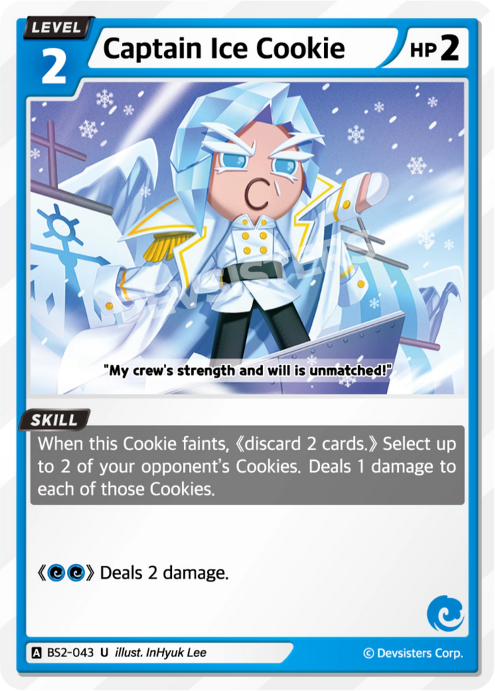 Captain Ice Cookie - BS2-043 [U]