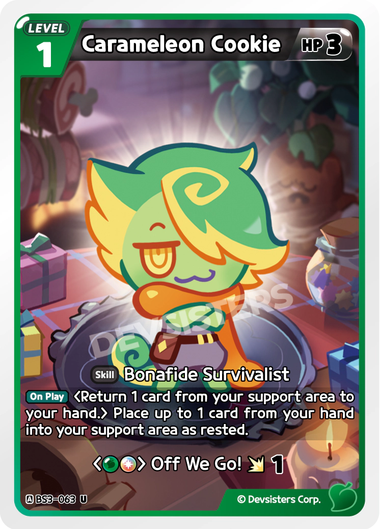 Carameleon Cookie - BS3-063 [U]