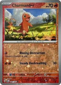 Charmander (Reverse Cosmos Holo) - 004/165 - Miscellaneous Cards & Products - [Reverse Holo]