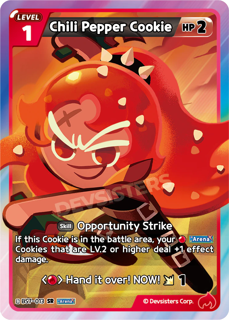 Chili Pepper Cookie - BS7-013 [SR]
