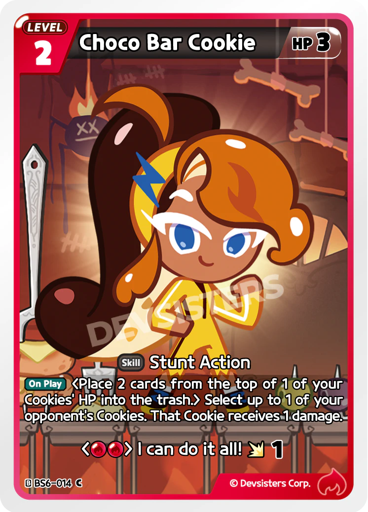 Choco Bar Cookie - BS6-014 [C]