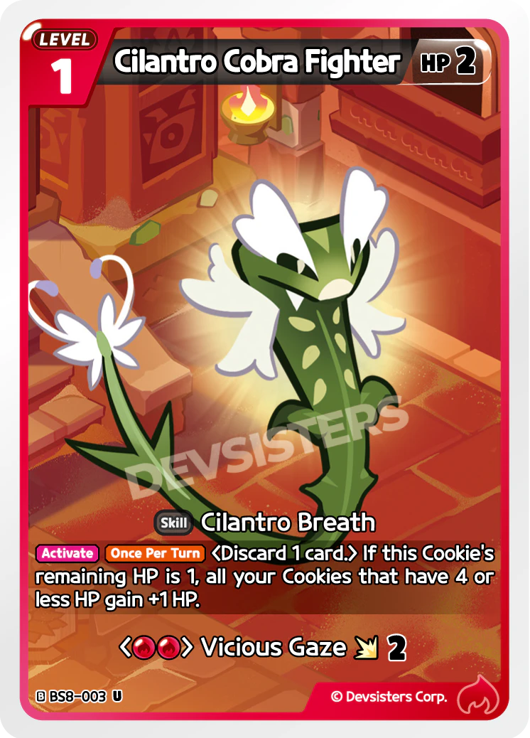 Cilantro Cobra Fighter - BS8-003 [U]