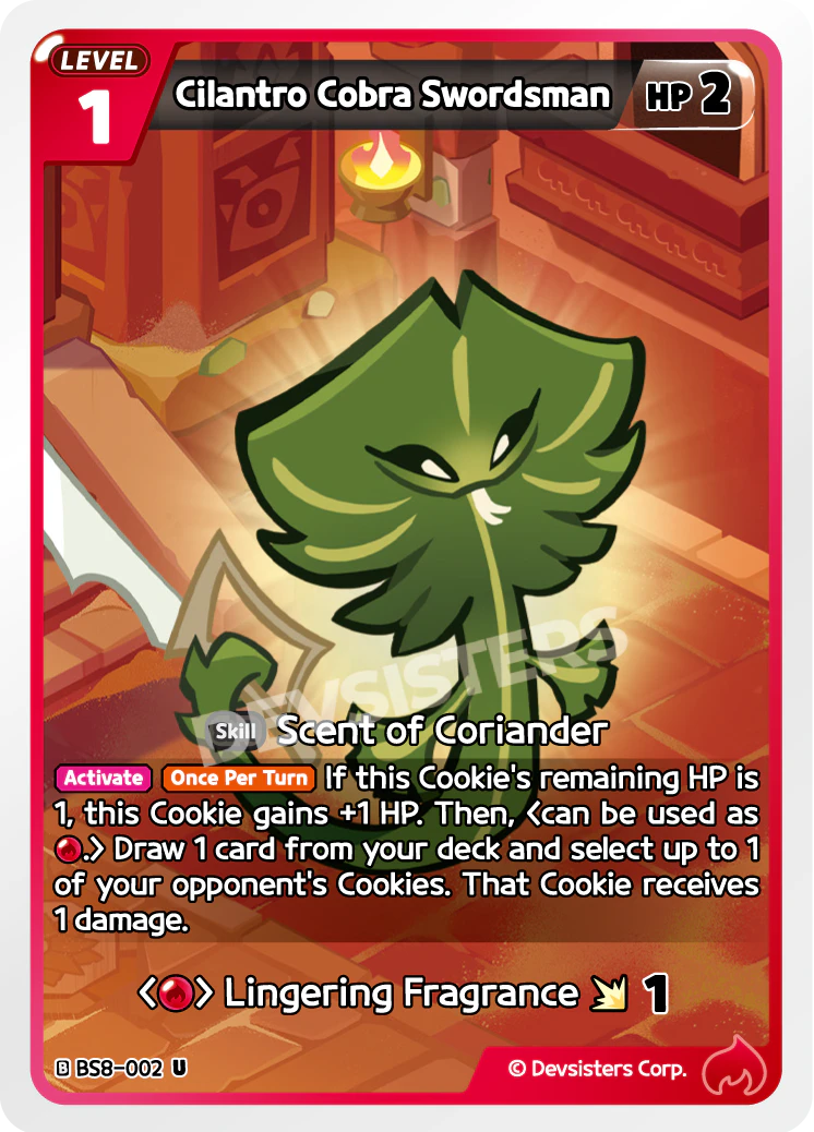 Cilantro Cobra Swordsman - BS8-002 [U]