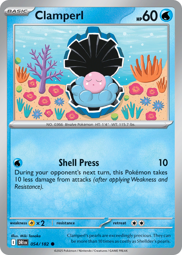 Clamperl - 054/182 - Destined Rivals