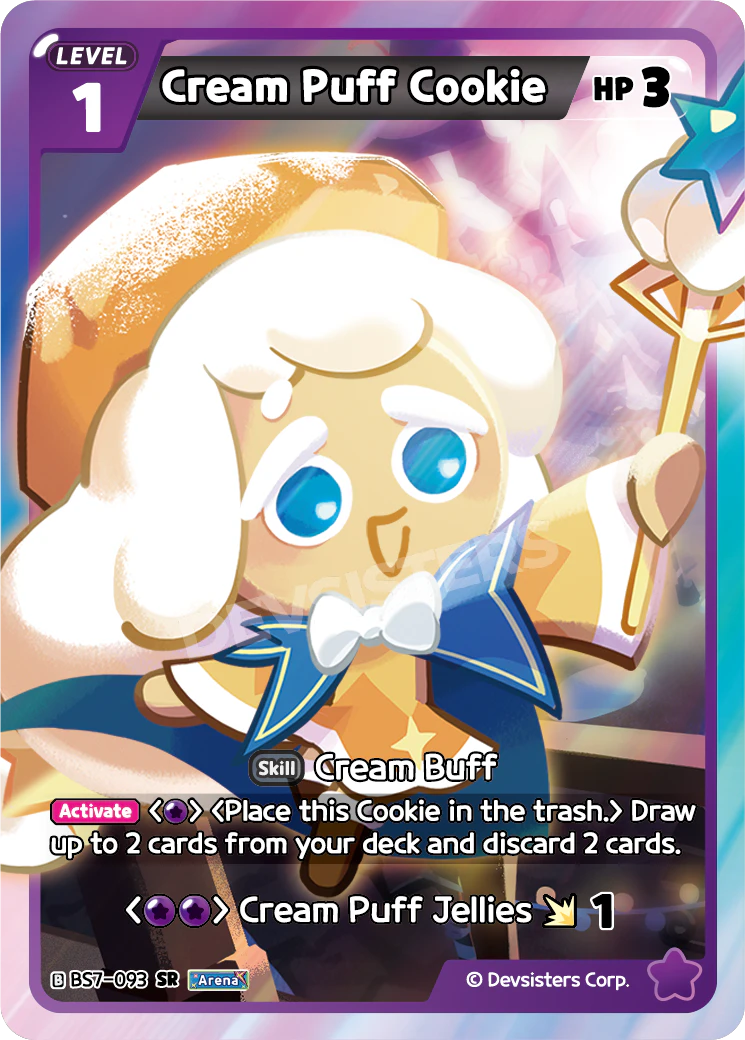 Cream Puff Cookie - BS7-093 [SR]