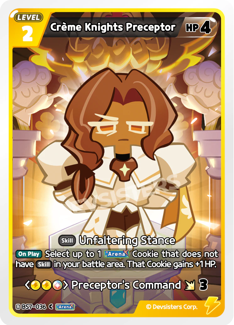 Crème Knights Preceptor - BS7-036 [C]