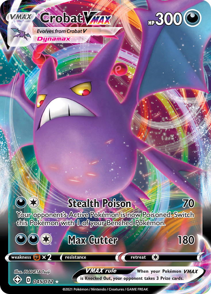 Crobat VMAX - 045/72 - Shining Fates