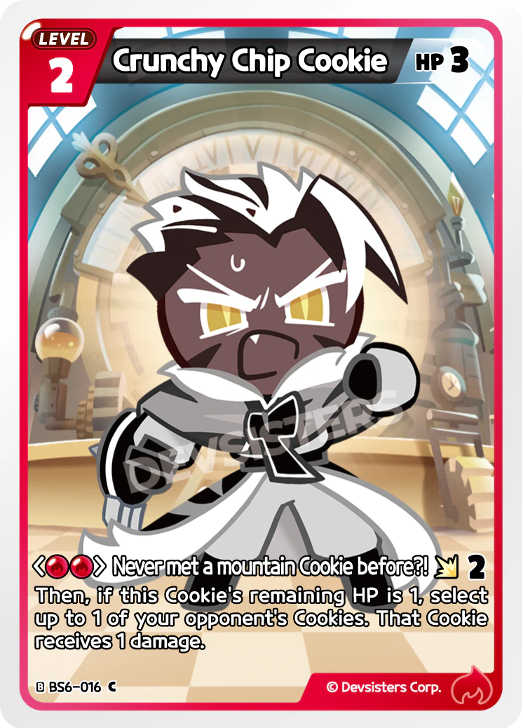 Crunchy Chip Cookie - BS6-016 [C]