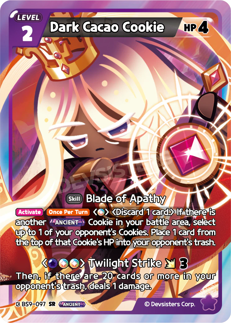 Dark Cacao Cookie - BS9-097 [SR]