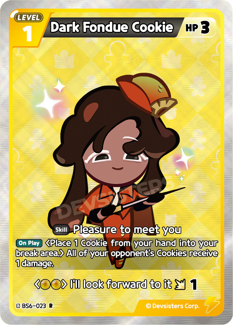 Dark Fondue Cookie - BS6-023 [R]