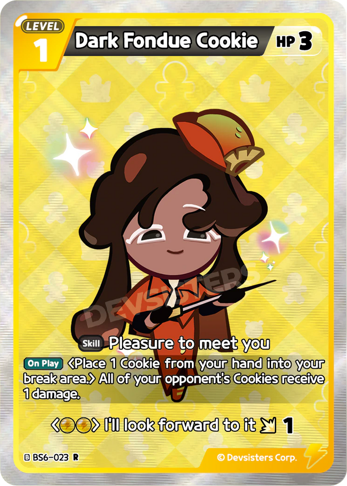 Dark Fondue Cookie - BS6-023 [R]