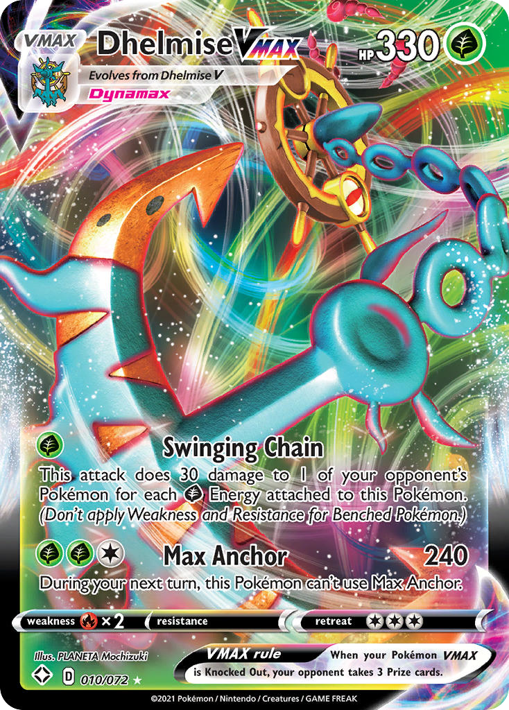 Dhelmise VMAX - 010/72 - Shining Fates
