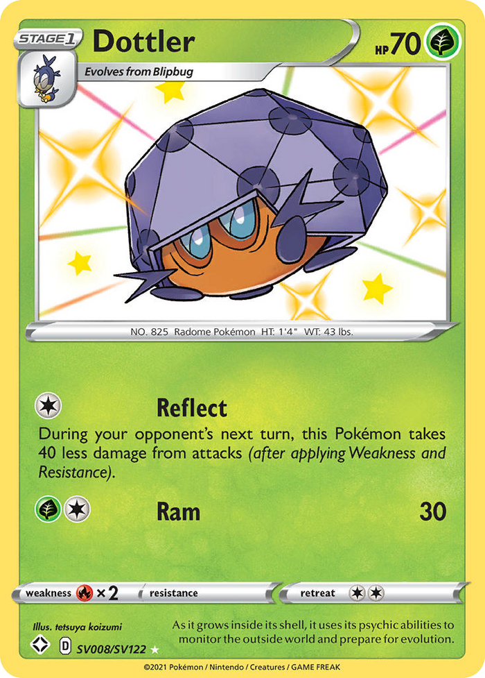 Dottler - SV008/122 - Shining Fates Shiny Vault
