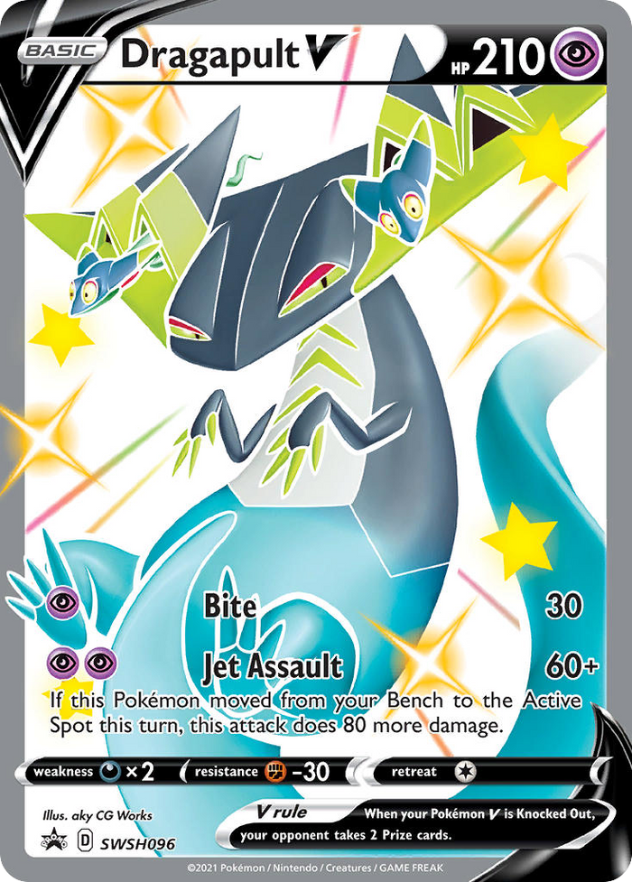 Dragapult V - SWSH096/307 - Black Star Promos