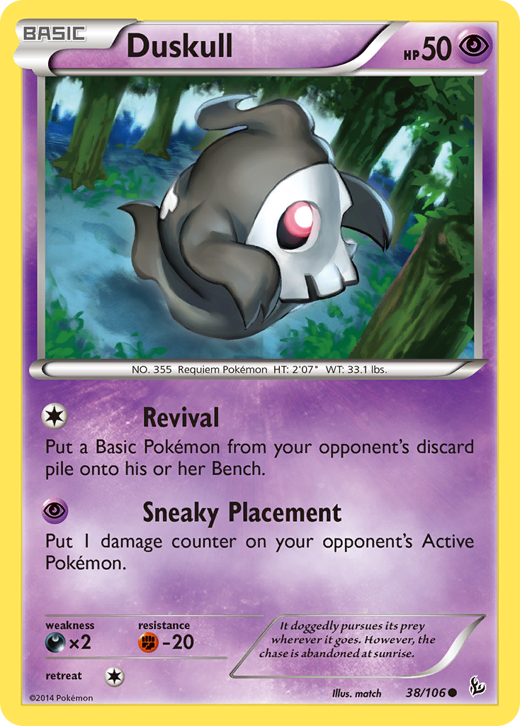Duskull - 038/106 - Flashfire - [Reverse Holo]