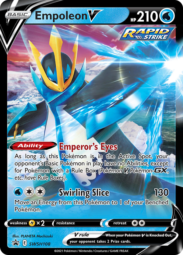Empoleon V - SWSH108/307 - Black Star Promos