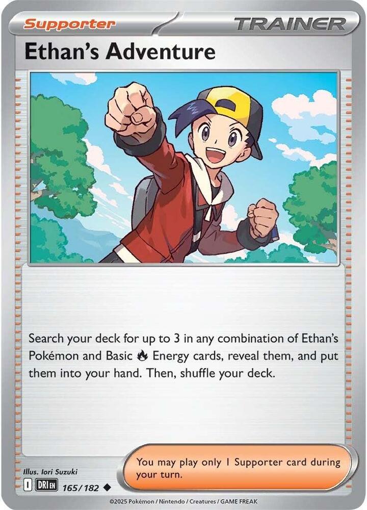 Ethan's Adventure - 165/182 - Destined Rivals - [Reverse Holo]