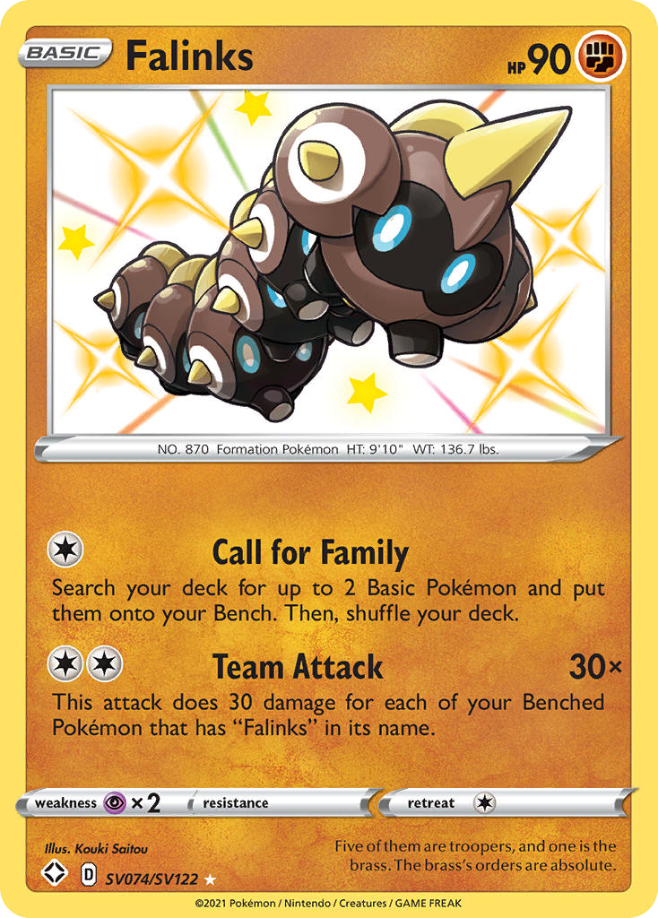 Falinks - SV074/122 - Shining Fates Shiny Vault