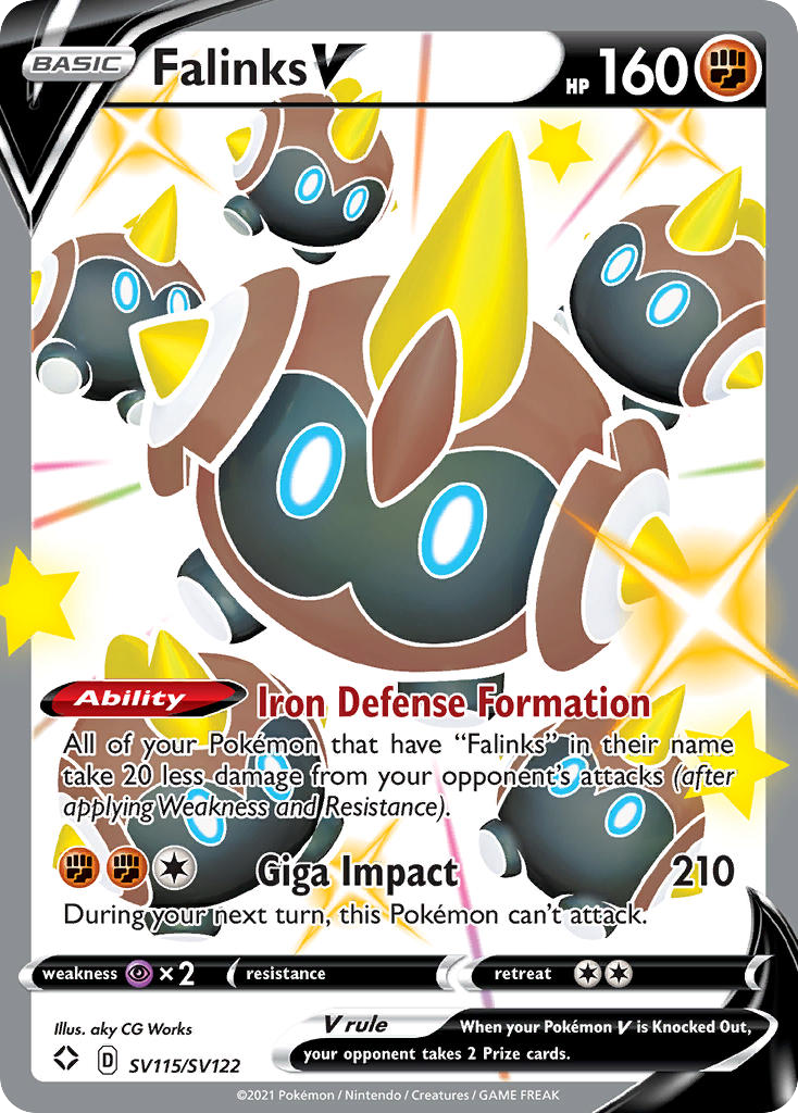 Falinks V - SV115/122 - Shining Fates Shiny Vault