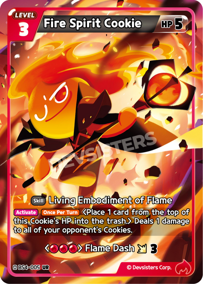 Fire Spirit Cookie - BS4-005 [UR]