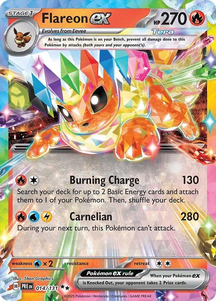 Flareon ex - 014/131 - Prismatic Evolutions