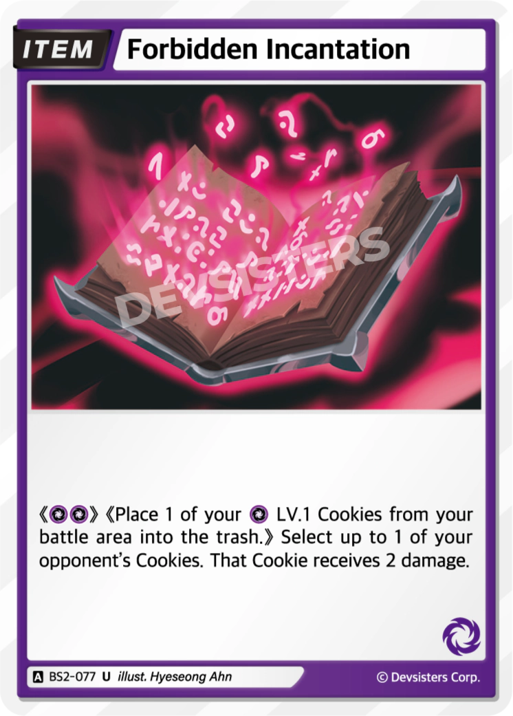 Forbidden Incantation - BS2-077 [U]