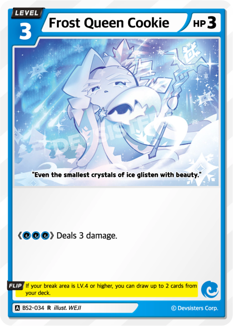 Frost Queen Cookie - BS2-034 [R]