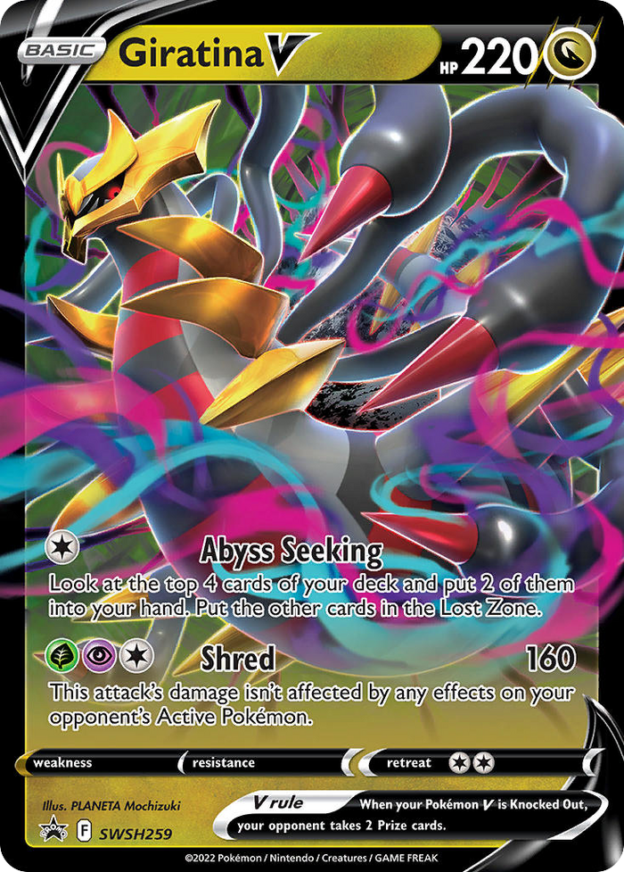 Giratina V - SWSH259/307 - Black Star Promos